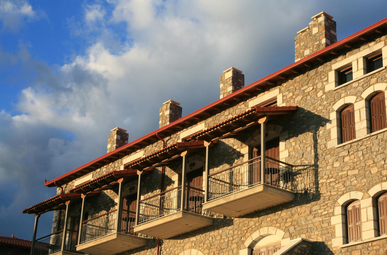 Arhontiko Parnona Hotel Karyes Exterior foto